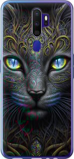 Чехол Кошка для Oppo A5 2020
