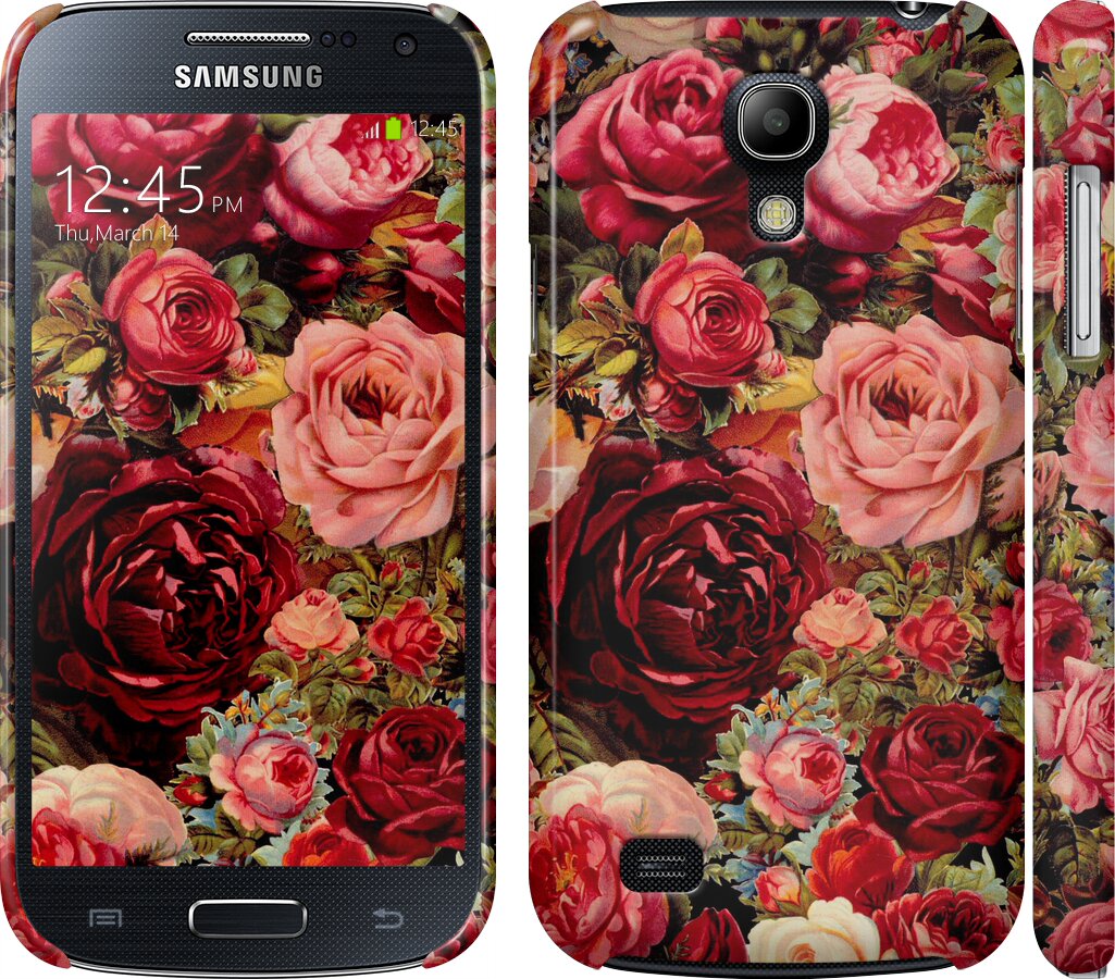 

Чехол Цветущие розы для Samsung Galaxy S4 mini 235644