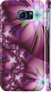 Чехол Цветочная мозаика для Samsung Galaxy S6 Edge G925F