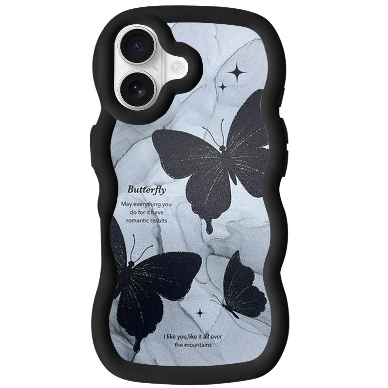 Чохол TPU Cloudy Pictures на Apple iPhone 16 (6.1") (Butterflies)