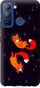 Чехол Лисички в космосе для Tecno POP 5 LTE BD4