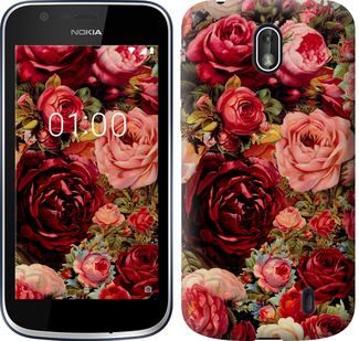

Чехол Цветущие розы для Nokia 1 629395