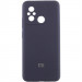 Чохол Silicone Cover Lakshmi Full Camera (AAA) with Logo на Xiaomi Redmi 12C (Сірий / Dark Gray)