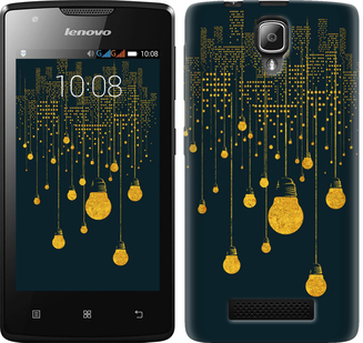 

Чехол Иллюстрация ночного города для Lenovo A1000 592268