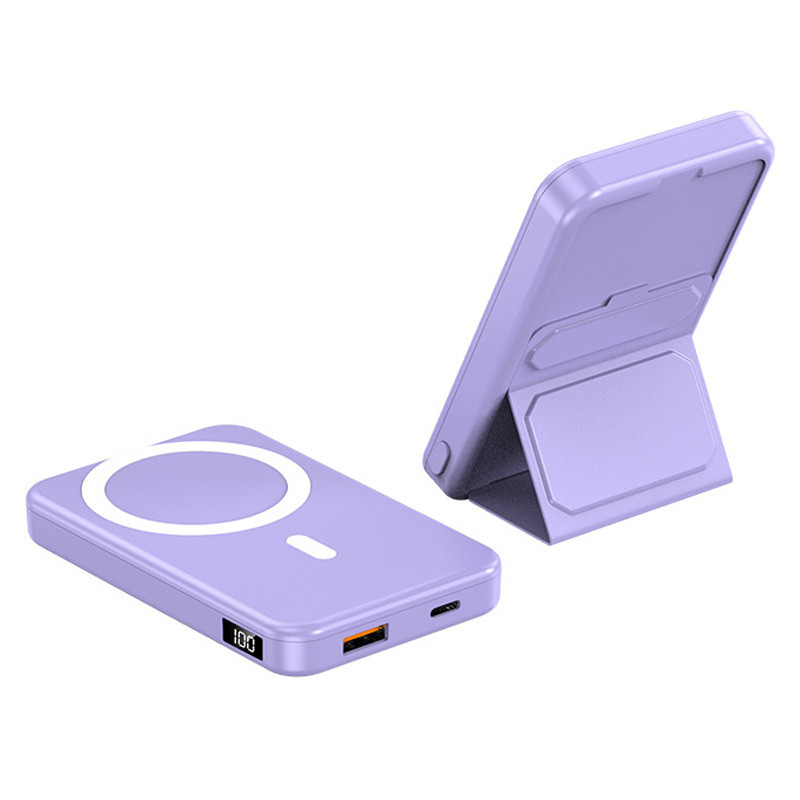 

Портативное зарядное устройство Power Bank JJT-A27-1 PD20W+QC 22.5W с БЗУ 10000 mAh (Purple) 1685385