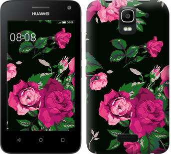 

Чехол Розы на черном фоне для Huawei Ascend Y3C 547135