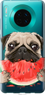 Чехол Мопс и арбуз для Huawei Mate 30