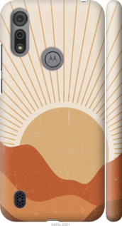 

Чехол Горы и солнце для Motorola E6i 1435683