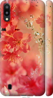 Чехол Розовые цветы для Samsung Galaxy M10