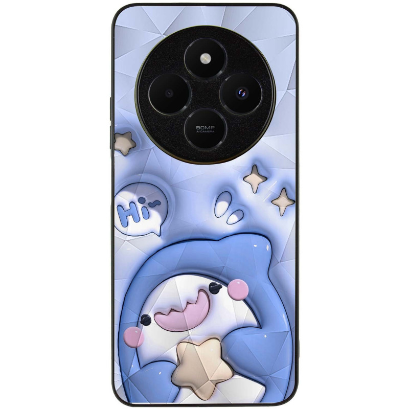 Фото TPU+PC чохол Prisma Fluffie на Xiaomi Redmi 14C / Poco C75 (Shark) на vchehle.ua
