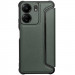 Фото Шкіряний чохол-книжка GETMAN Razor (PU) на Xiaomi Redmi 13C / Poco C65 (Green) на vchehle.ua