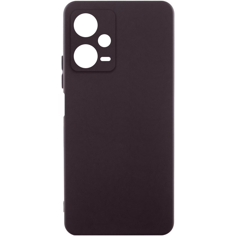 Чехол Silicone Cover Lakshmi Full Camera (AA) для Xiaomi Redmi Note 12 Pro 5G (Шоколадный / Chocolate)