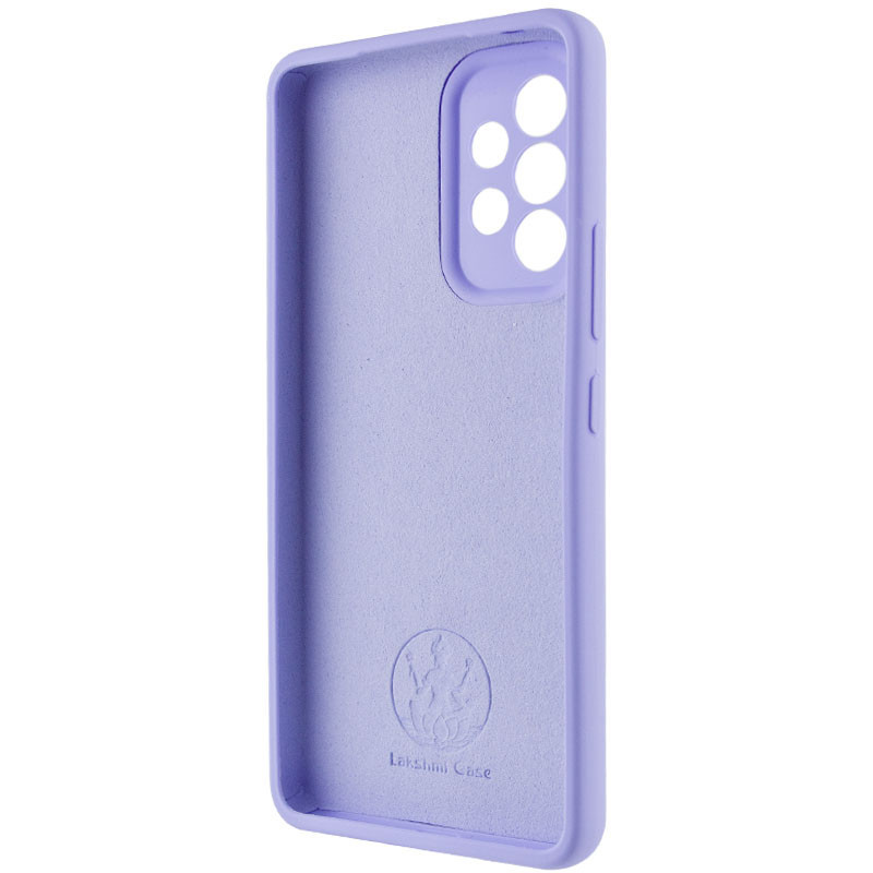 Фото Чехол Silicone Cover Lakshmi Full Camera (AAA) with Logo для Samsung Galaxy A53 5G (Сиреневый / Dasheen) в магазине vchehle.ua