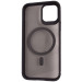 Фото TPU+PC чохол iPaky Carbone Clear case with Magnetic safe на Apple iPhone 12 Pro / 12 (6.1") (Black) на vchehle.ua