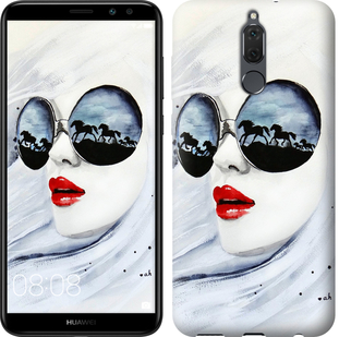 

Чохол Дівчина аквареллю на Huawei Mate 10 Lite 605317