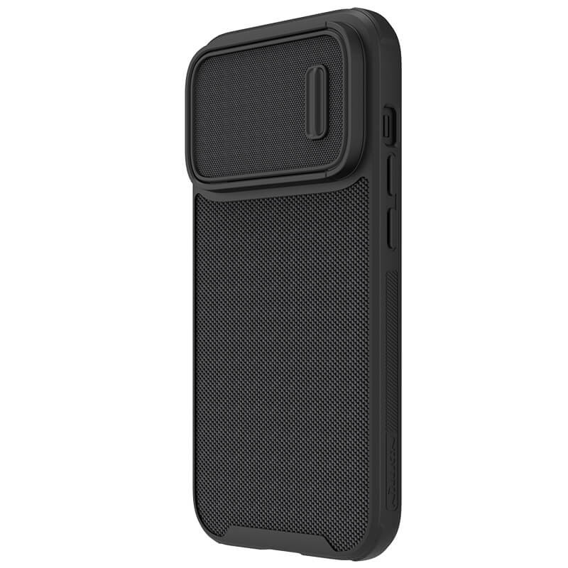 Фото TPU+PC чохол Nillkin Textured S Magnetic на Apple iPhone 14 Pro Max (6.7") (Black) на vchehle.ua