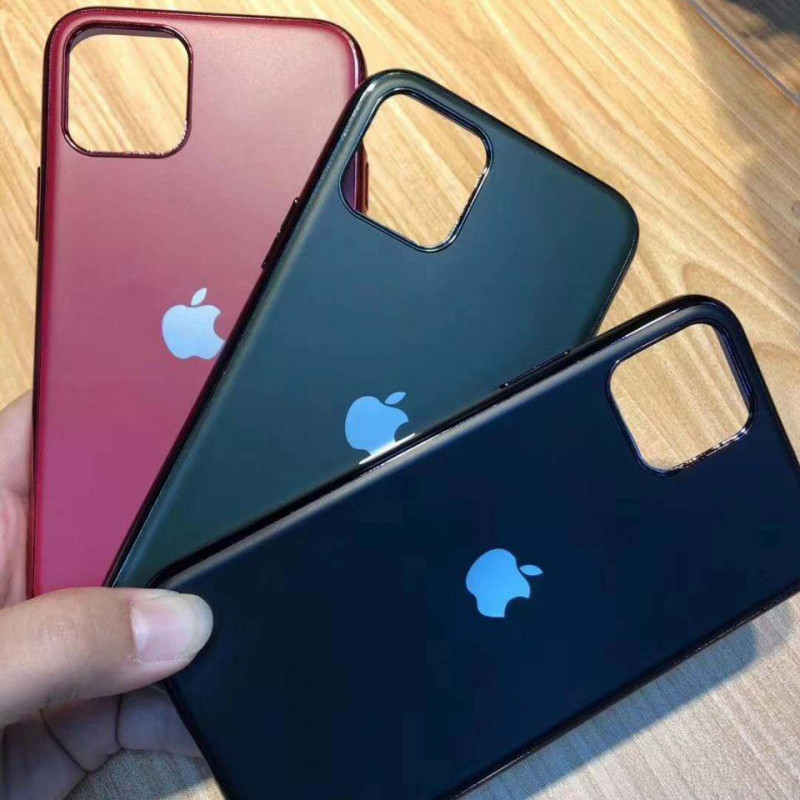 Фото TPU чехол Matte LOGO для Apple iPhone 11 (6.1") (Красный / Red) в магазине vchehle.ua