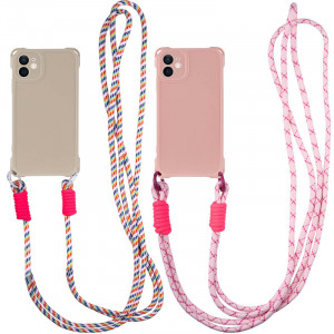 Чехол TPU CrossBody with straps для Apple iPhone 12 (6.1")