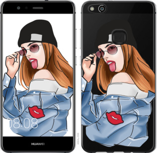 

Чехол Девушка v3 для Huawei P10 Lite 843115