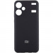 Чехол Silicone Cover Lakshmi Full Camera (AA) with logo для Xiaomi Redmi Note 13 Pro+ (Черный / Black)