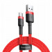 Дата кабель Baseus Cafule Type-C Cable 3A (1m) (CATKLF) (CATKLF-B) (Червоний)