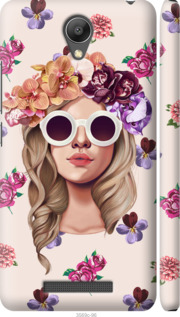 

Чехол Девушка с цветами v2 для Xiaomi Redmi Note 2 190380