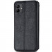 Фото Шкіряний чохол-книжка GETMAN Cubic (PU) на Samsung Galaxy A05 (Чорний) на vchehle.ua