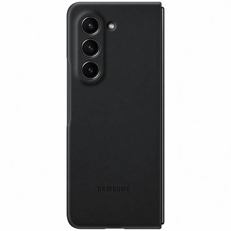 Купити Шкіряний чохол Leather Case (AAA) на Samsung Galaxy Z Fold5 (Black) на vchehle.ua