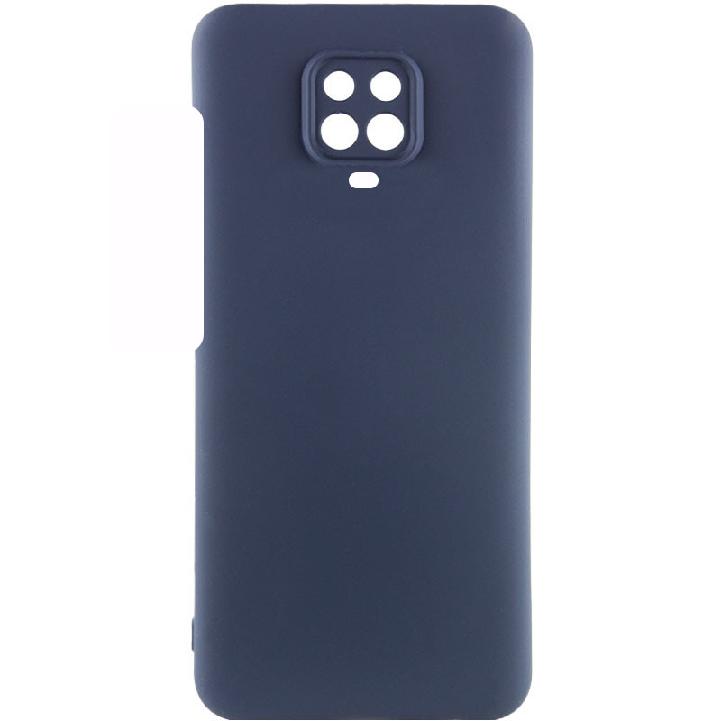 Чохол Silicone Cover Lakshmi Full Camera (AAA) на Xiaomi Redmi Note 9s / Note 9 Pro /Note 9 Pro Max (Темно-синій / Midnight blue)