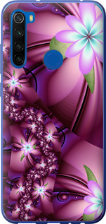 

Чехол Цветочная мозаика для Xiaomi Redmi Note 8T 875213