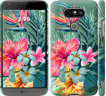 

Чохол Тропічні квіти v1 для LG H860 G5 845022