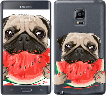 

Чехол Мопс и арбуз для Samsung Note Edge SM-N915 843465