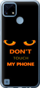 Чехол Don't touch the phone для Realme C21
