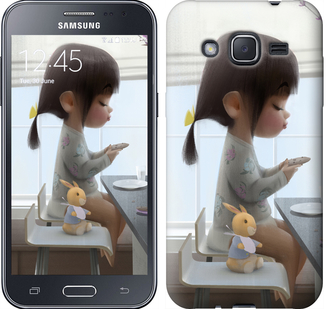 

Чохол Мила дівчинка з зайчиком на Samsung Galaxy J2 J200H 636456