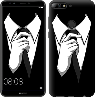 

Чехол Галстук для Huawei Y7 Prime (2018) 670205