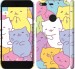 Чехол Котики для Google Pixel XL