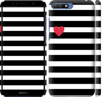 

Чехол Черно-белые полосы для Huawei Honor 9 780837
