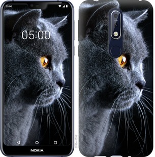 

Чехол Красивый кот для Nokia 7.1 687623