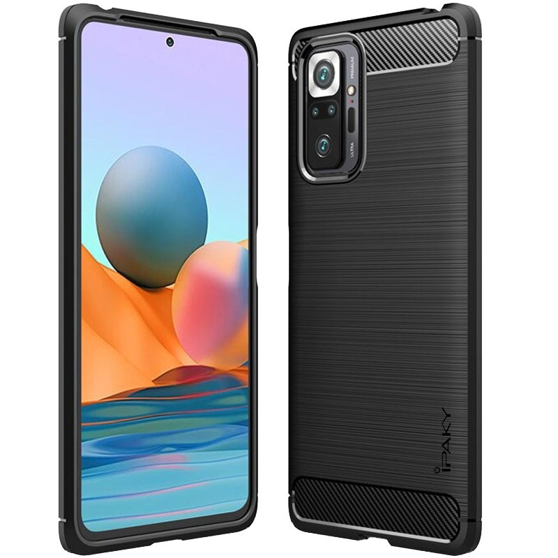 TPU чохол iPaky Slim Series на Xiaomi Redmi Note 10 Pro / 10 Pro Max (Чорний)