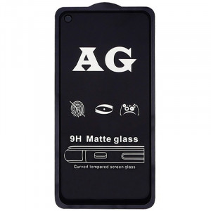 Захисне скло 2.5D CP + (full glue) Matte для Xiaomi Redmi Note 9 5G