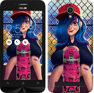 

Чохол Прикольна дівчинка зі скейтбордом на Asus ZenFone Go ZC451TG 618469