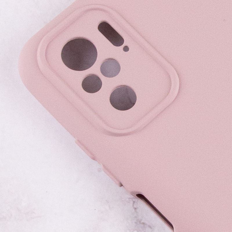 Чехол Silicone Cover Full Camera without Logo (A) для Xiaomi Redmi Note 10 / Note 10s (Розовый / Pink Sand) в магазине vchehle.ua