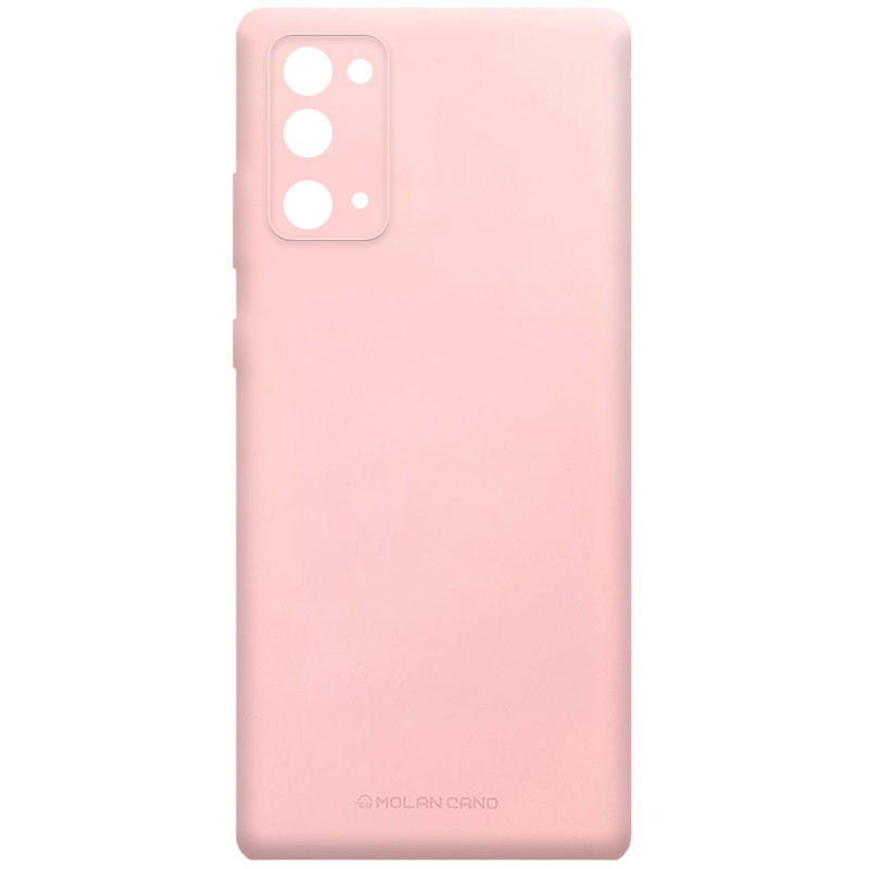 TPU чохол Molan Cano Smooth на Samsung Galaxy Note 20 (Рожевий)