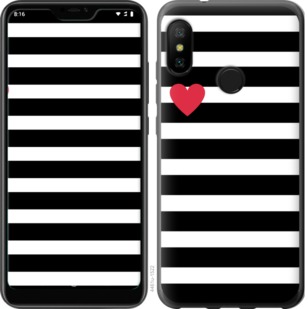 

Чохол Чорно-білі смуги на Motorola One 752128