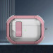 Фото Футляр противоударный Locking Button для наушников Airpods Pro 2 / Pro (Pink) на vchehle.ua