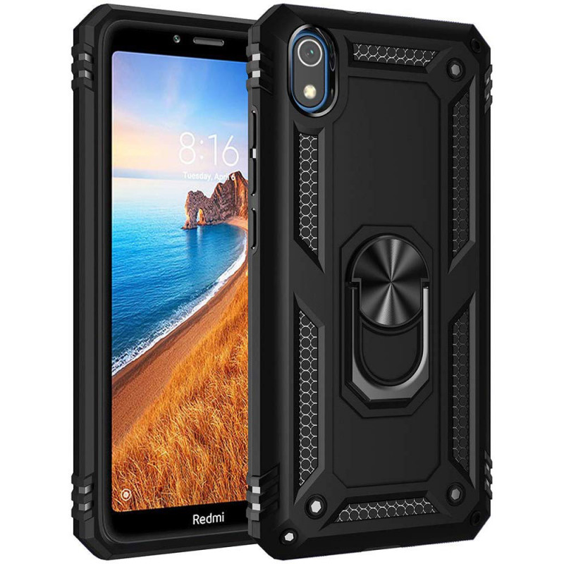 

Ударостійкий чохол Serge Ring for Magnet на Xiaomi Redmi 7A (Чорний) 775860