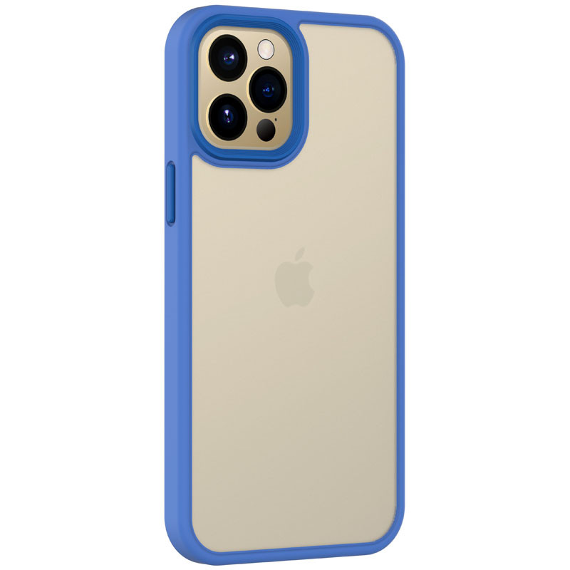 

TPU+PC чохол Metal Buttons на Apple iPhone 13 Pro Max (6.7") (Блакитний) 1215161