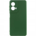 Чохол Silicone Cover Lakshmi Full Camera (AA) на Motorola Moto G85 (Зелений / Dark green)