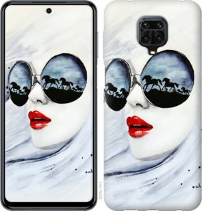 

Чохол Дівчина аквареллю для Xiaomi Redmi Note 9 Pro 933354