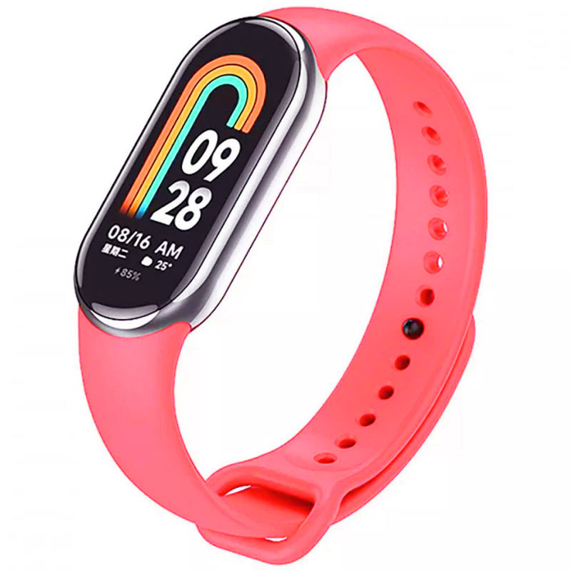 Силіконовий ремінець для Xiaomi Mi Band 8/9 (Рожевий / Hot Pink)